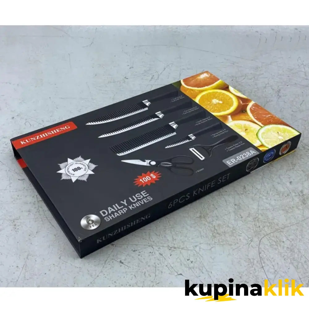 KUNZHISHENG Set Kuhinjskih Noževa (6 Delova)