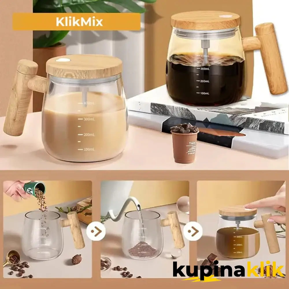 Magična providna šolja - KlikMix Šolja mutilica