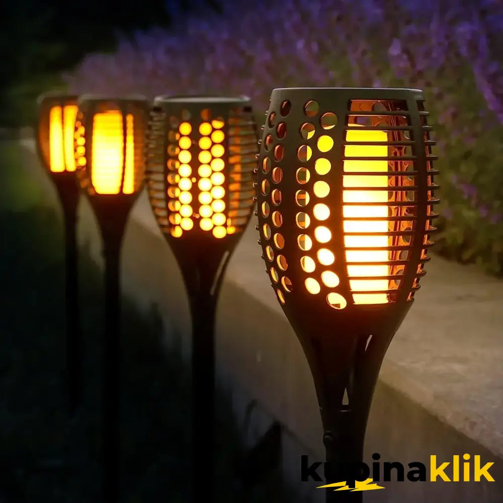 Solarne lampe simulacija vatre (1 + 1 Gratis)