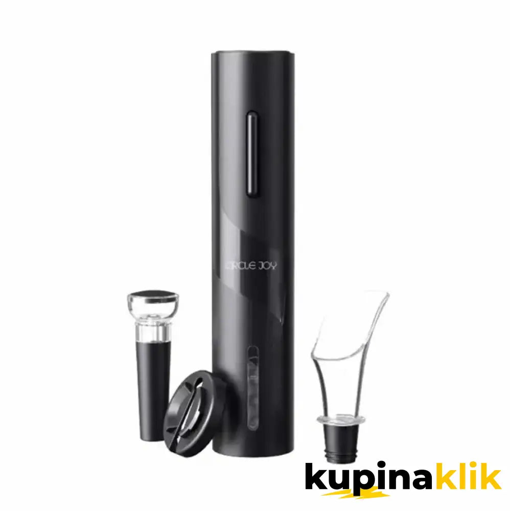 Svetleća zastakljena ruža + Električni otvarač za vino PAPAJA ROMANTIC COMBO