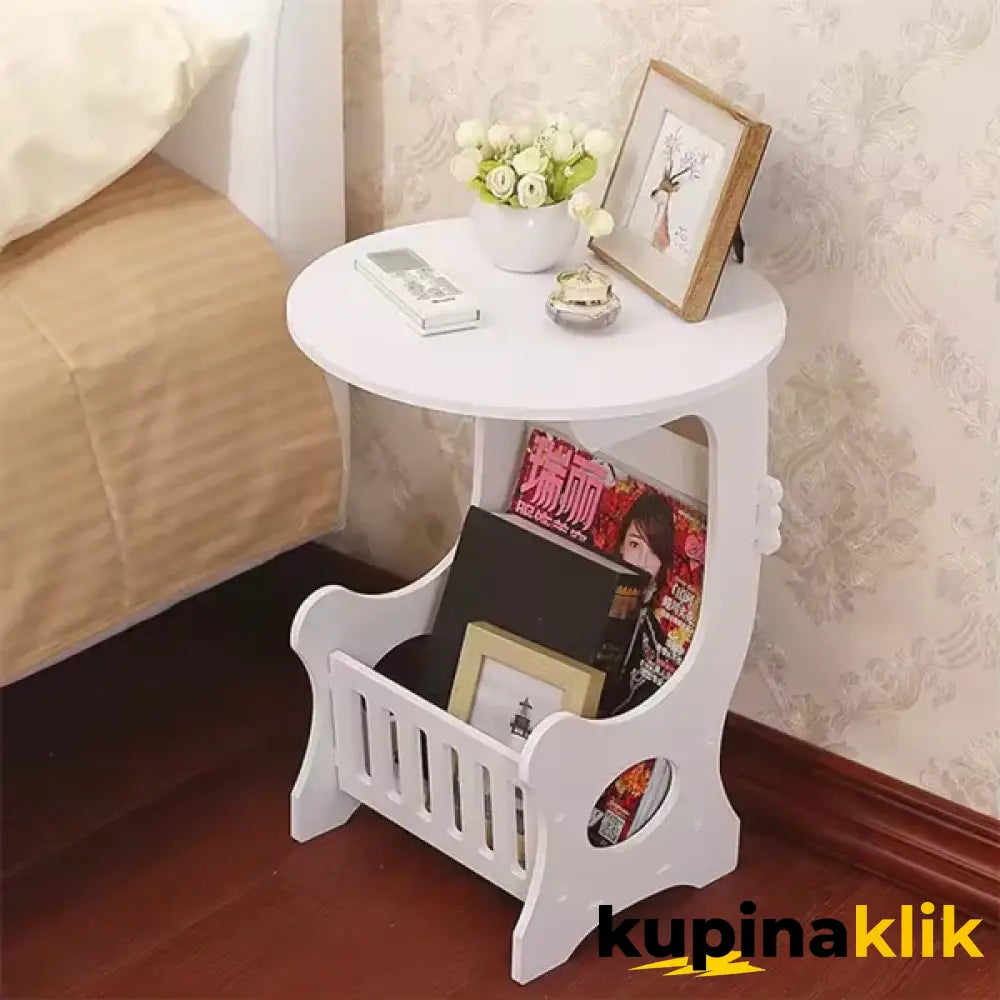 2 u 1 mini stočić sa dodatkom za odlaganje časopisa