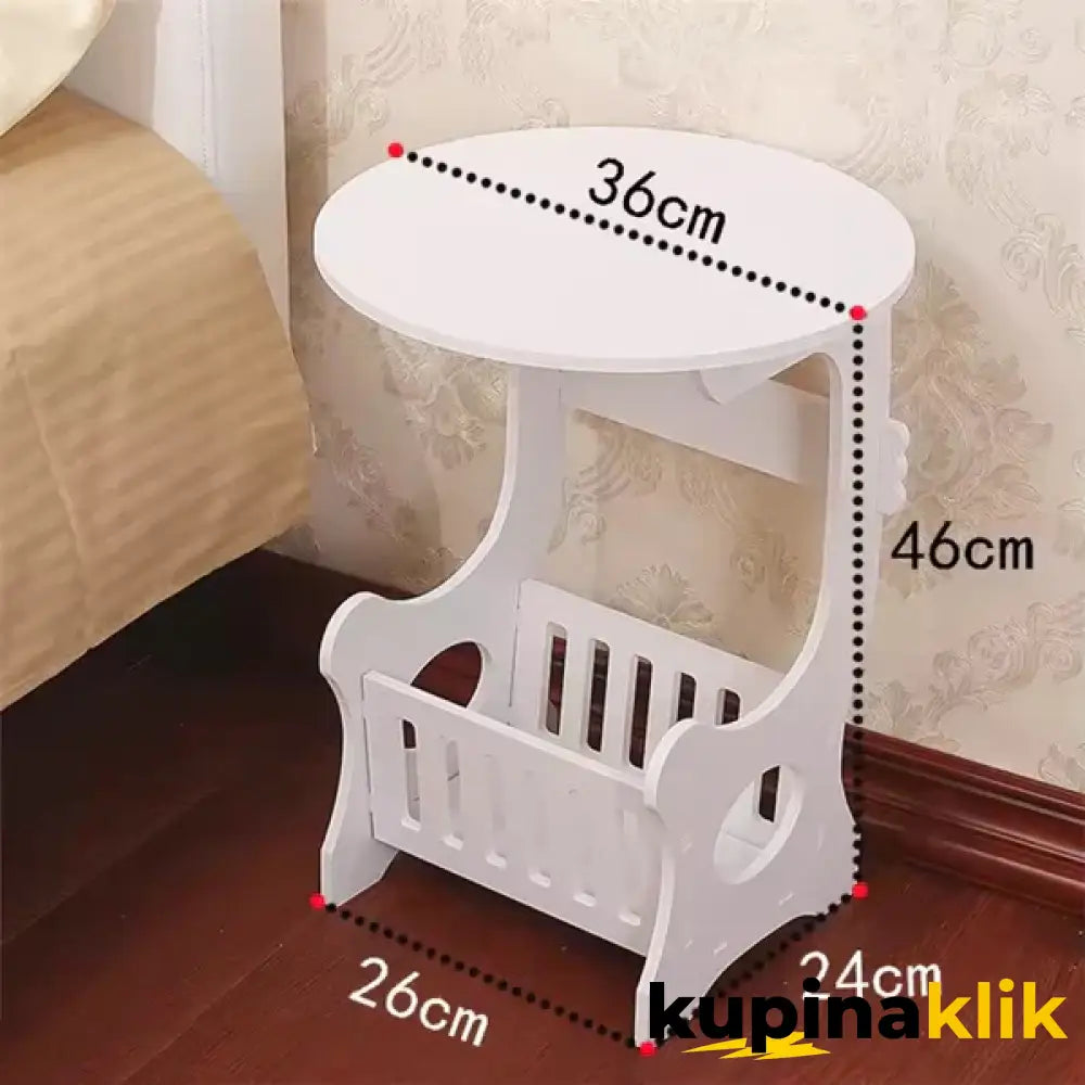 2 u 1 mini stočić sa dodatkom za odlaganje časopisa