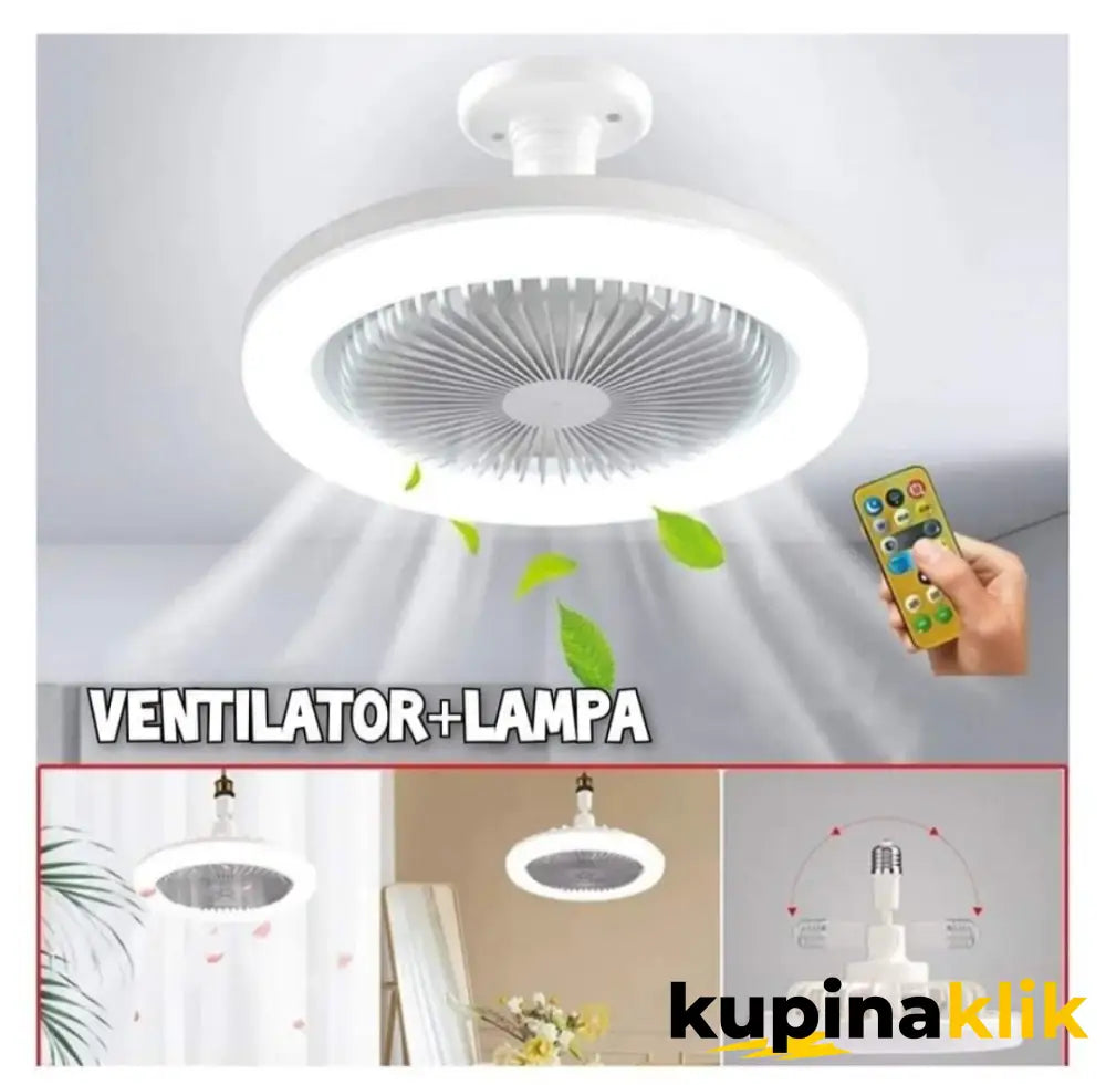 2 u 1 - Ventilator i svetlo