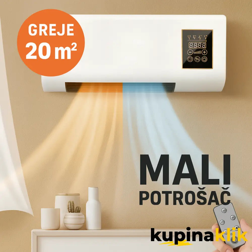 2u1 KLIMA GREJALICA (zidna i prenosiva)