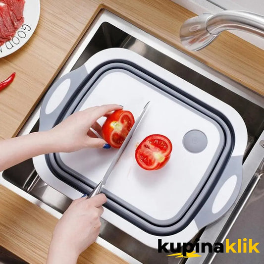 3 u 1 Daska za sečenje i posuda za testo i pranje
