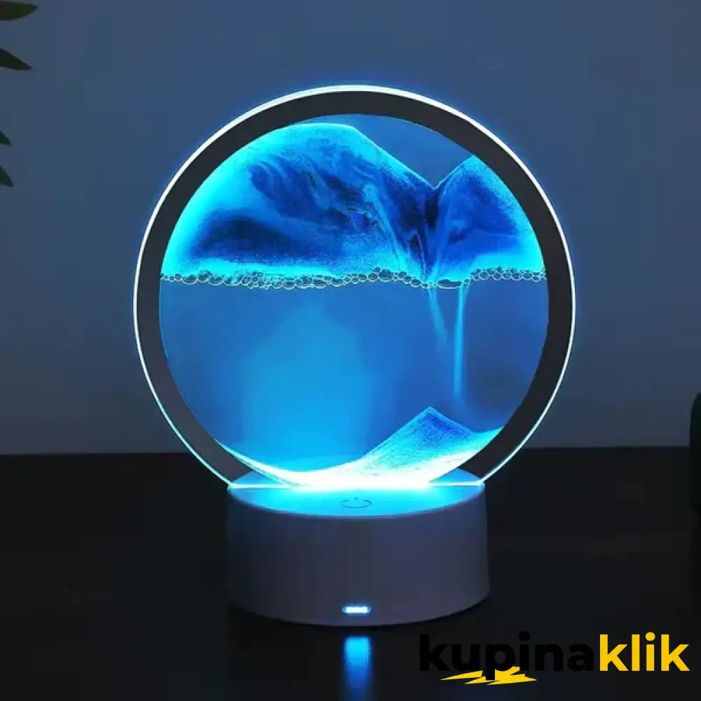 3D Peščana LED lampa