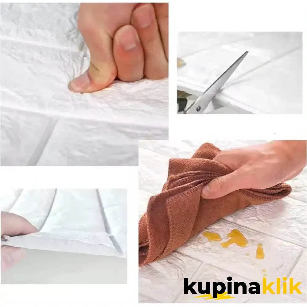 3D tapete od cigle (70×77cm) – 5 Komada