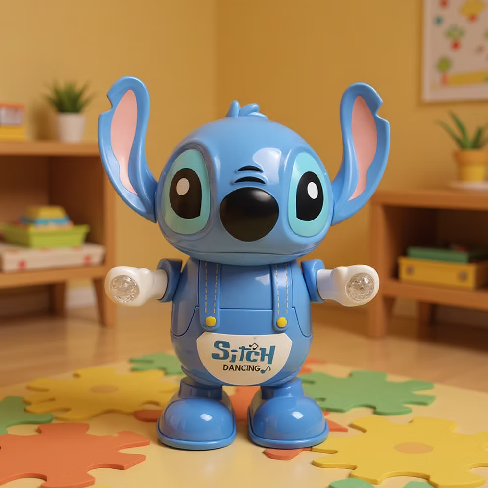 PLEŠUĆI STITCH SA SVETLIMA I MUZIKOM