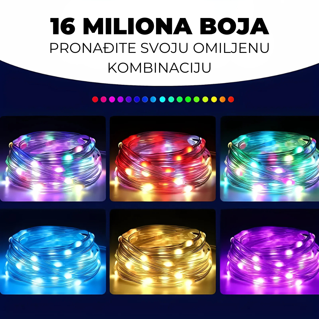 Pametne LED Blutut sijalice 10m