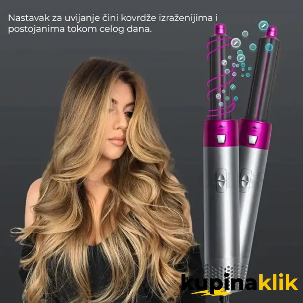 Air Styler - 5u1 Stajler sa nastavcima za oblikovanje kose
