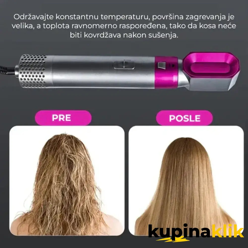 Air Styler - 5u1 Stajler sa nastavcima za oblikovanje kose