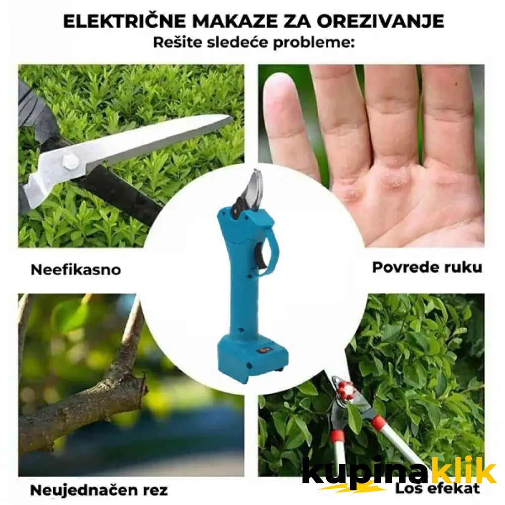 Aku makaze za rezanje voća 36V + dve baterije