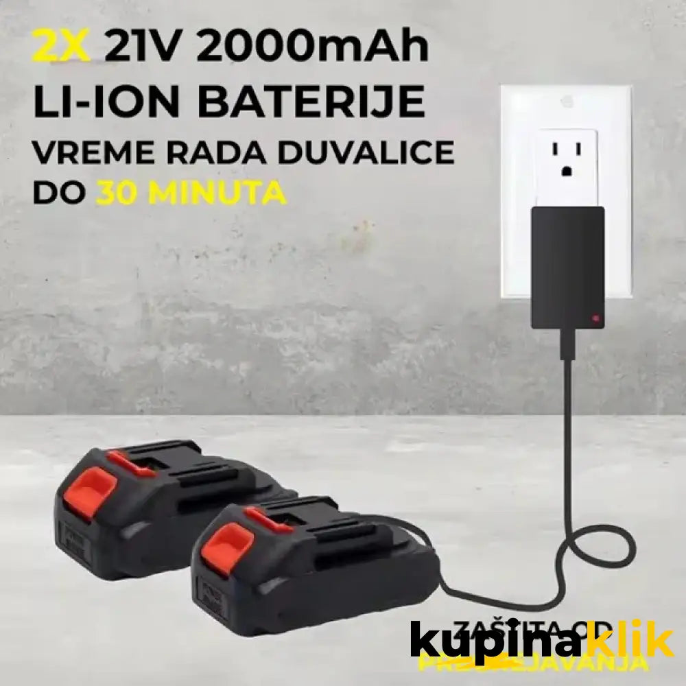 Aku Turbo Fen 2000W + DVE Baterije