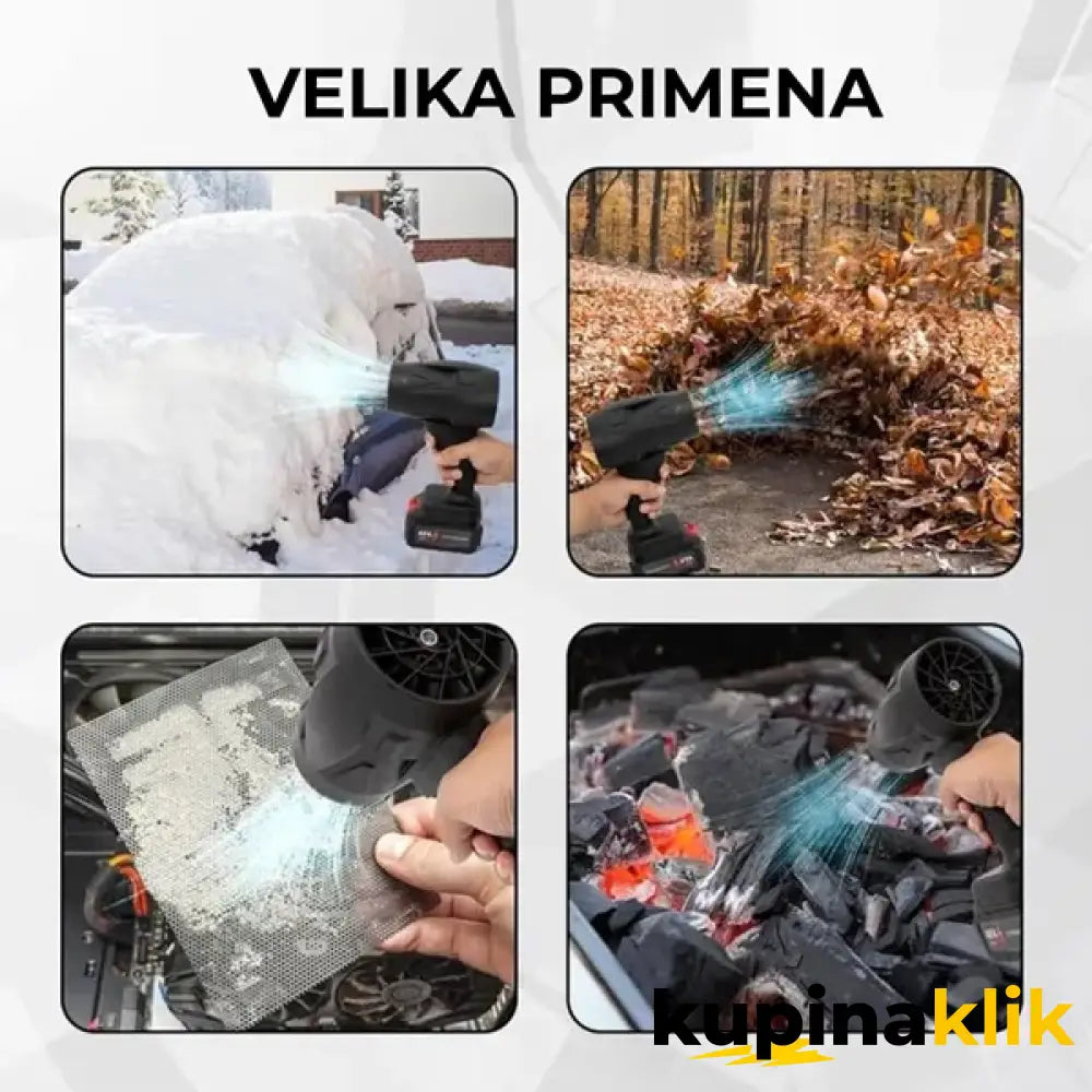 Aku Turbo Fen 2000W + DVE Baterije