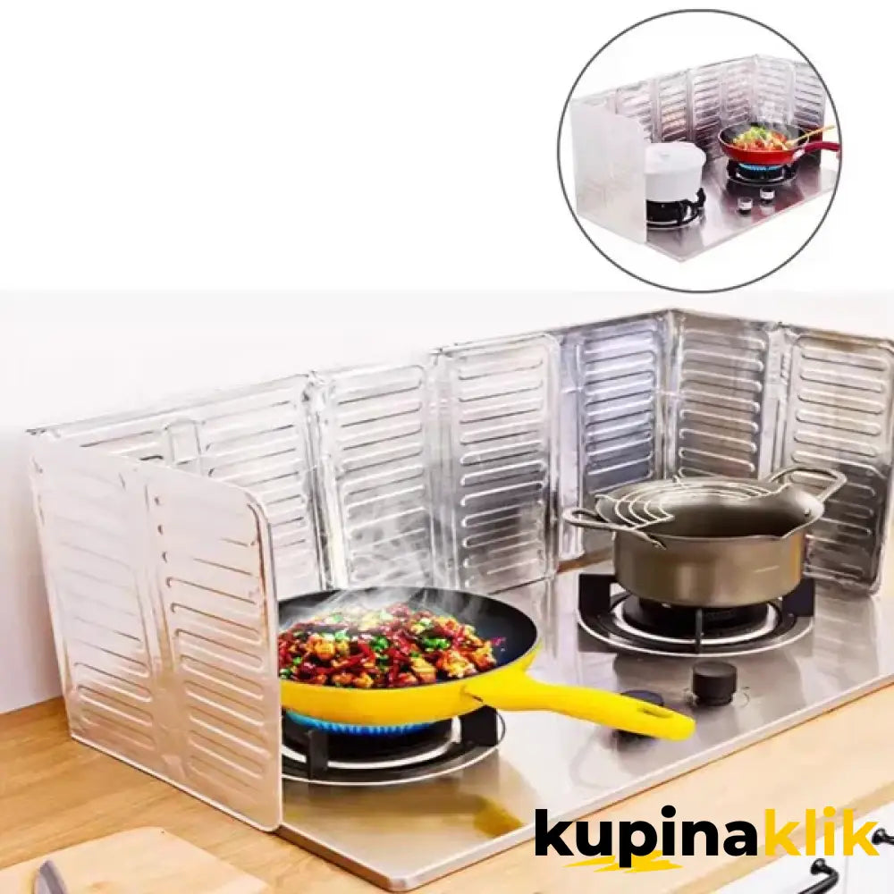 Aluminijumska zaštita od prskanja ulja tokom kuvanja