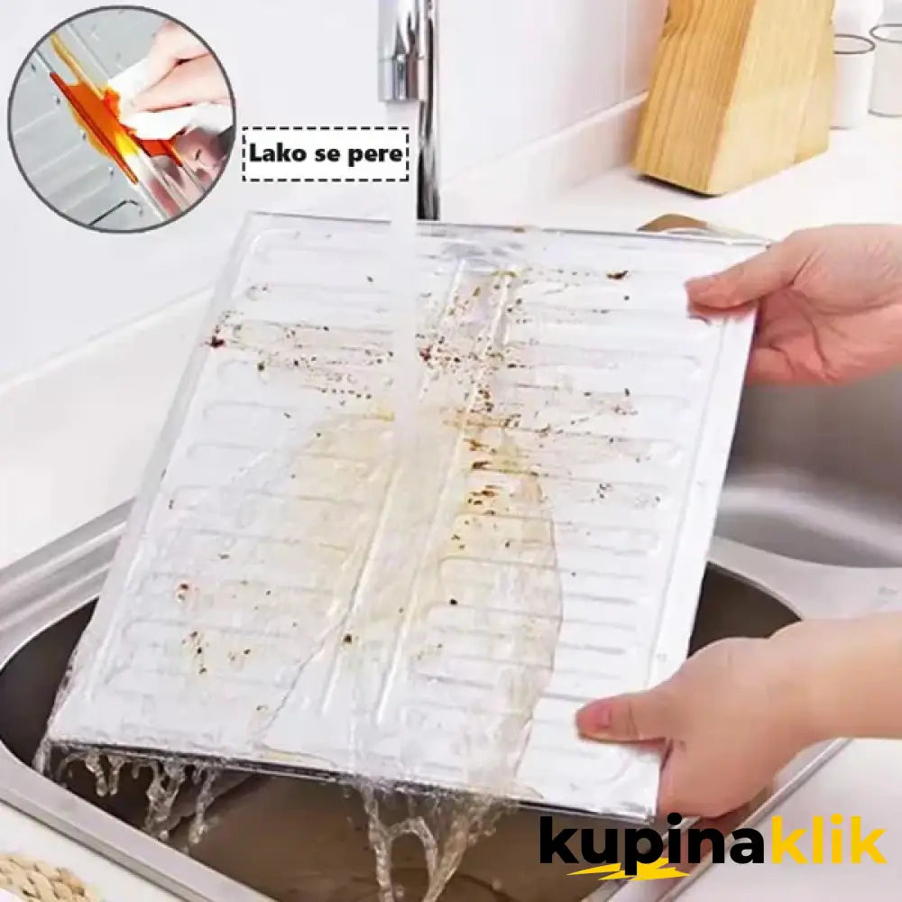 Aluminijumska zaštita od prskanja ulja tokom kuvanja