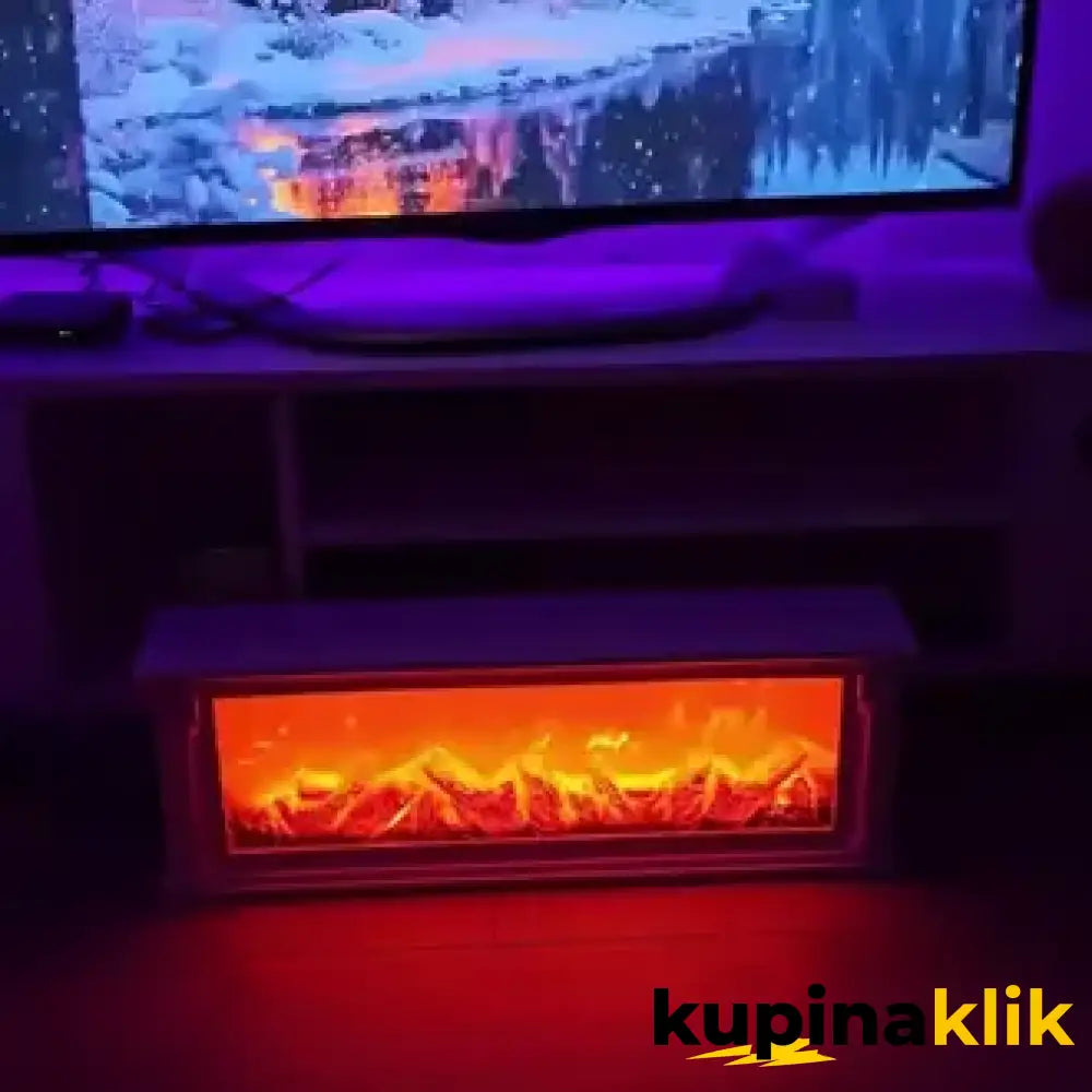 Ambijentalni LED kamin 63x12x21.8cm