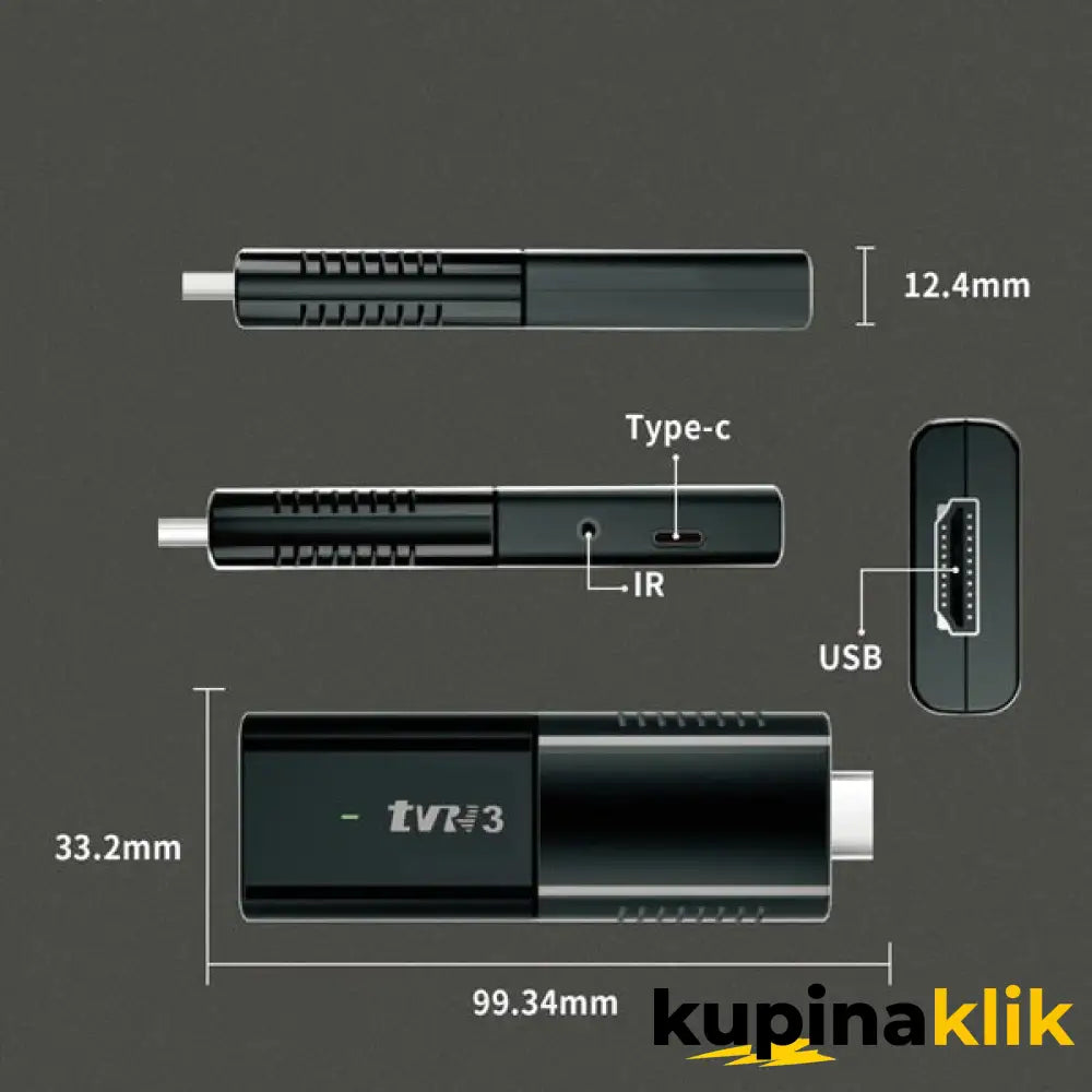 Android TV stick - Daljinski upravljač sa Andorid stick-om
