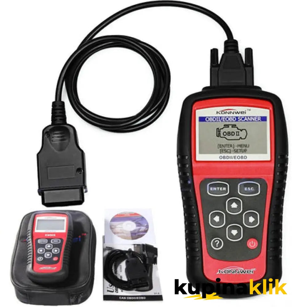 Auto dijagnostika KONNWEI KW808 OBD2 Skenir EOBD Auto Čitač Koda – Funkcije iste kao MS509