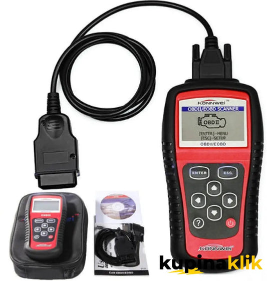 Auto dijagnostika KONNWEI KW808 OBD2 Skenir EOBD Auto Čitač Koda – Funkcije iste kao MS509