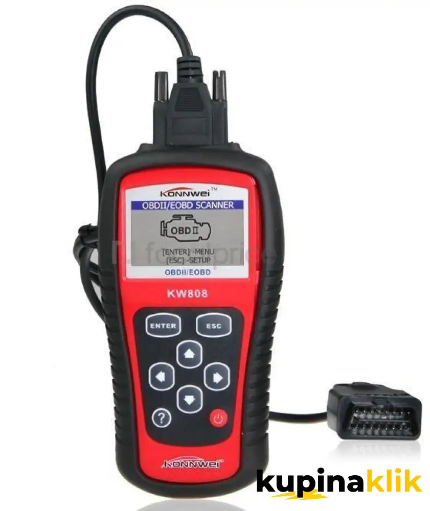 Auto dijagnostika KONNWEI KW808 OBD2 Skenir EOBD Auto Čitač Koda – Funkcije iste kao MS509