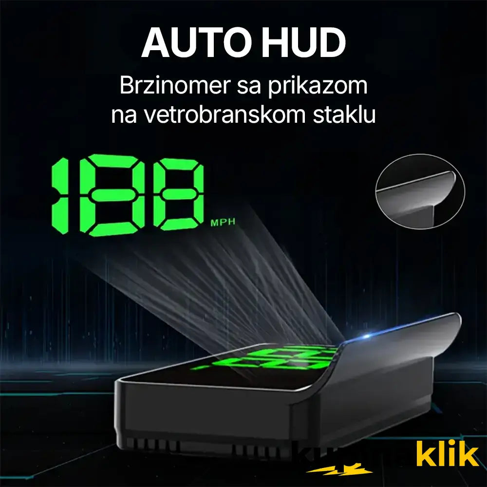 Auto HUD – brzinomer sa prikazom na vetrobranu
