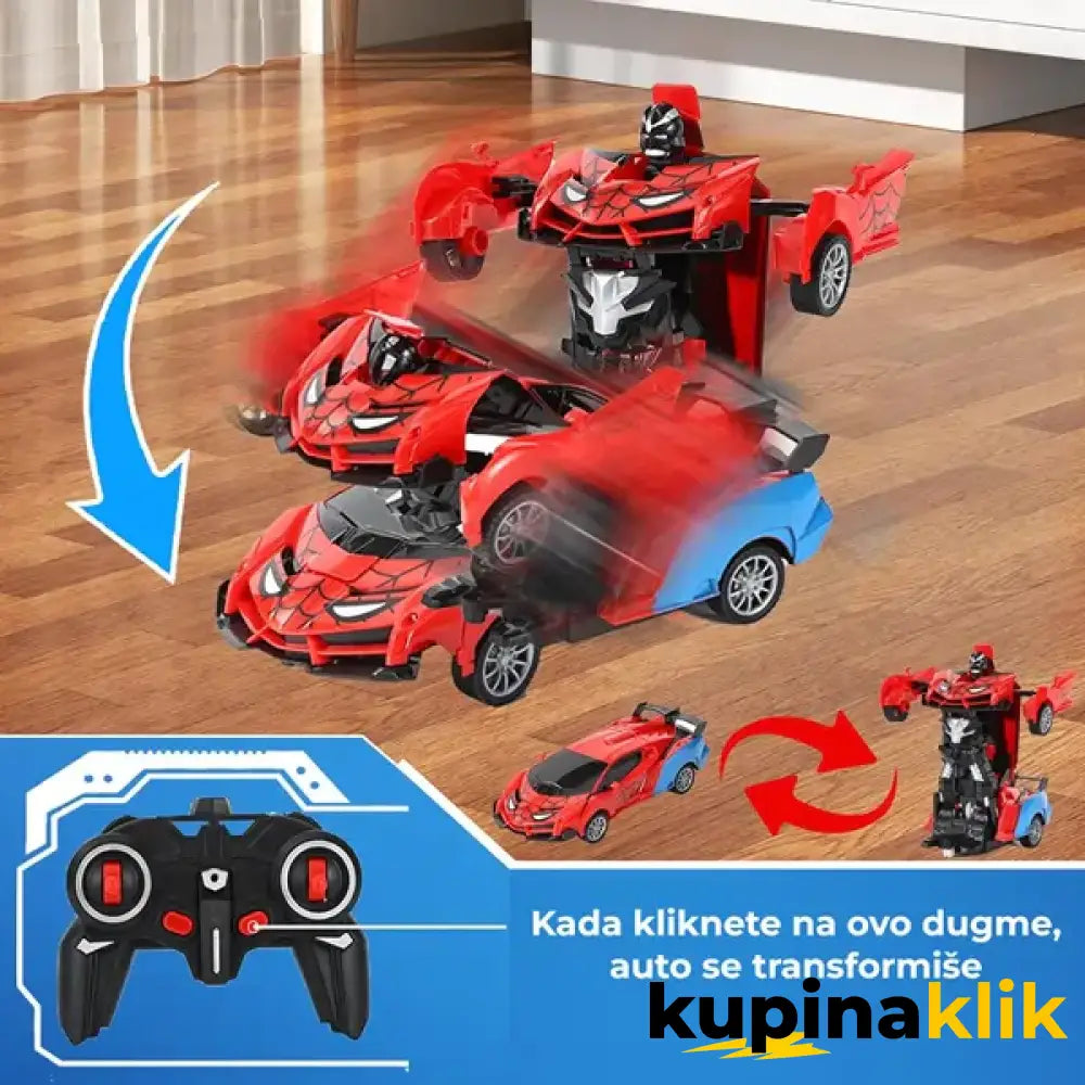 Auto transformers Spider-Man sa daljinskim upravljačem