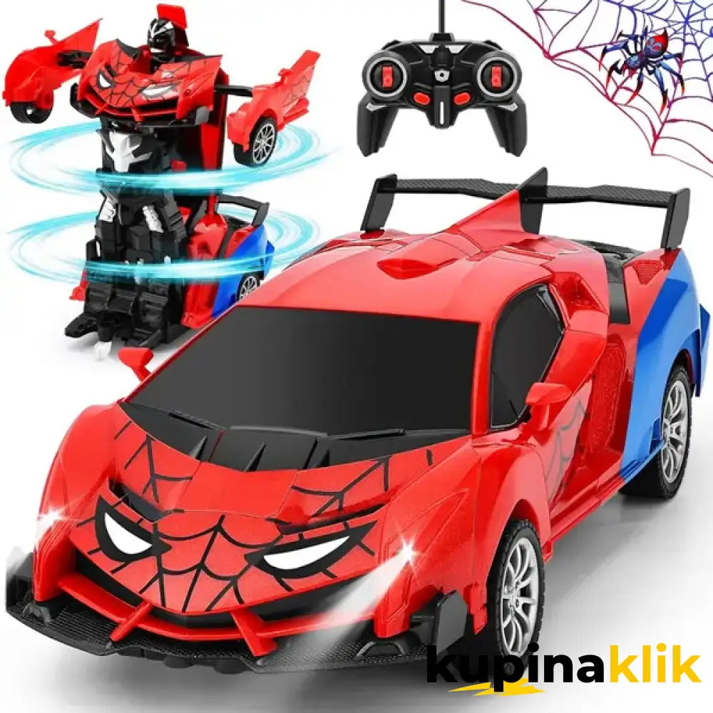 Auto transformers Spider-Man sa daljinskim upravljačem