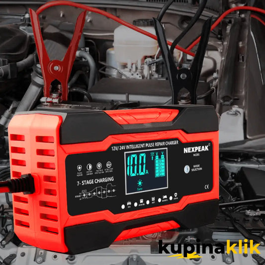 Automatski punjač za akumulator - 12V - 6A