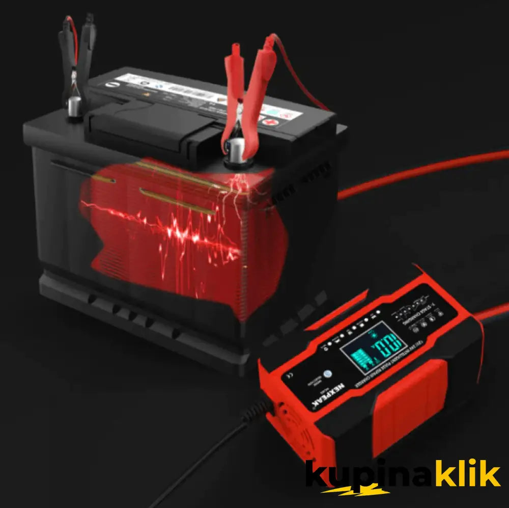 Automatski punjač za akumulator - 12V - 6A