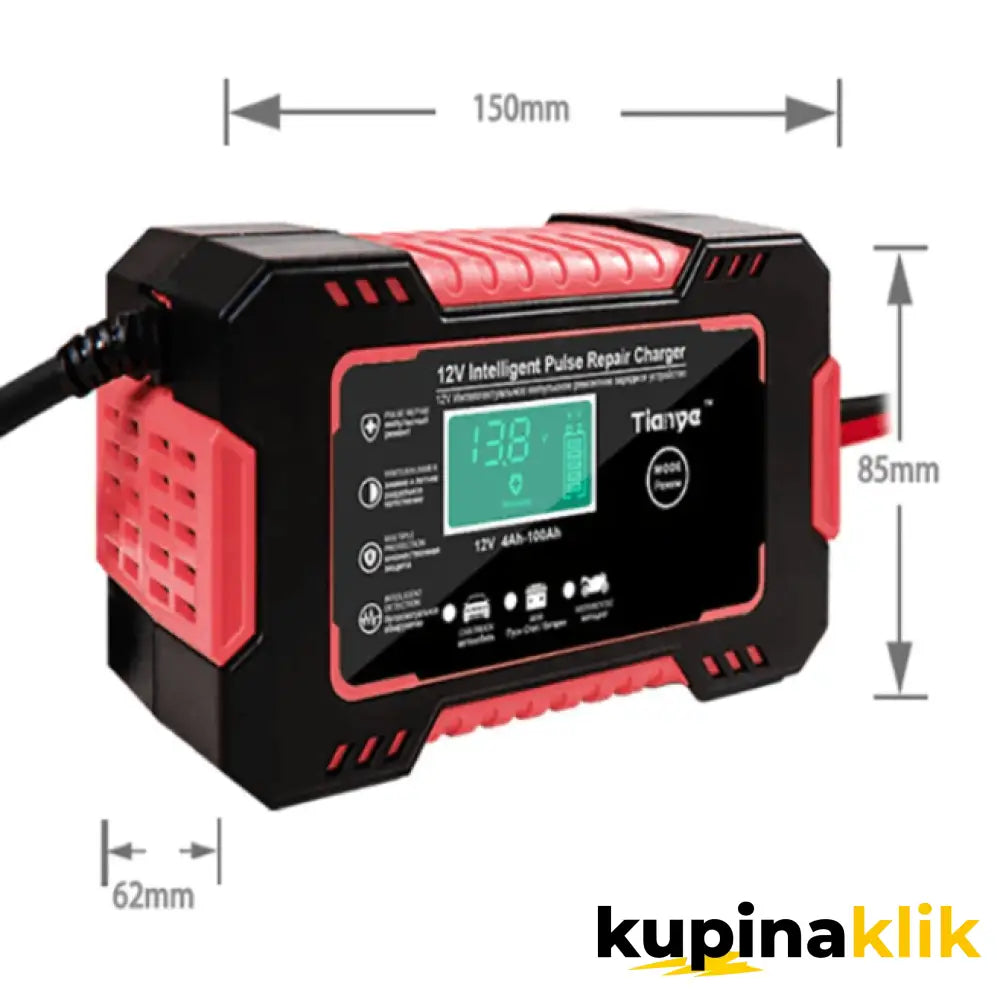 Automatski punjač za akumulator - 12V - 6A