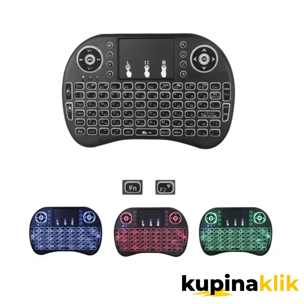 Bežična mini tastatura sa RGB osvetljenjem