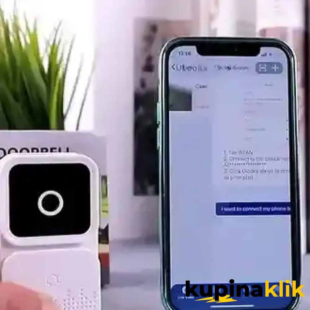 Bežično zvono sa kamerom (WiFi) za vrata
