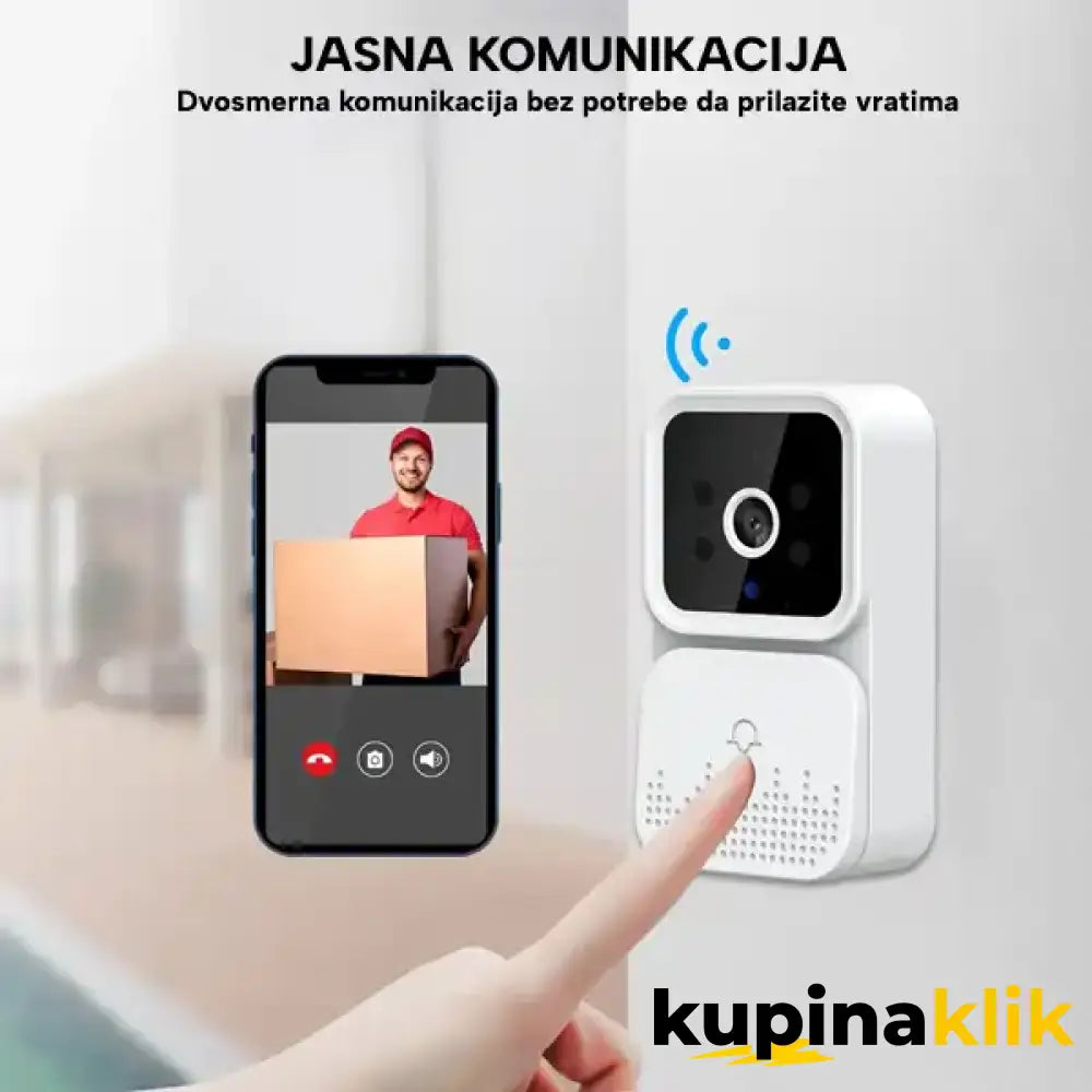 Bežično zvono sa kamerom (WiFi) za vrata