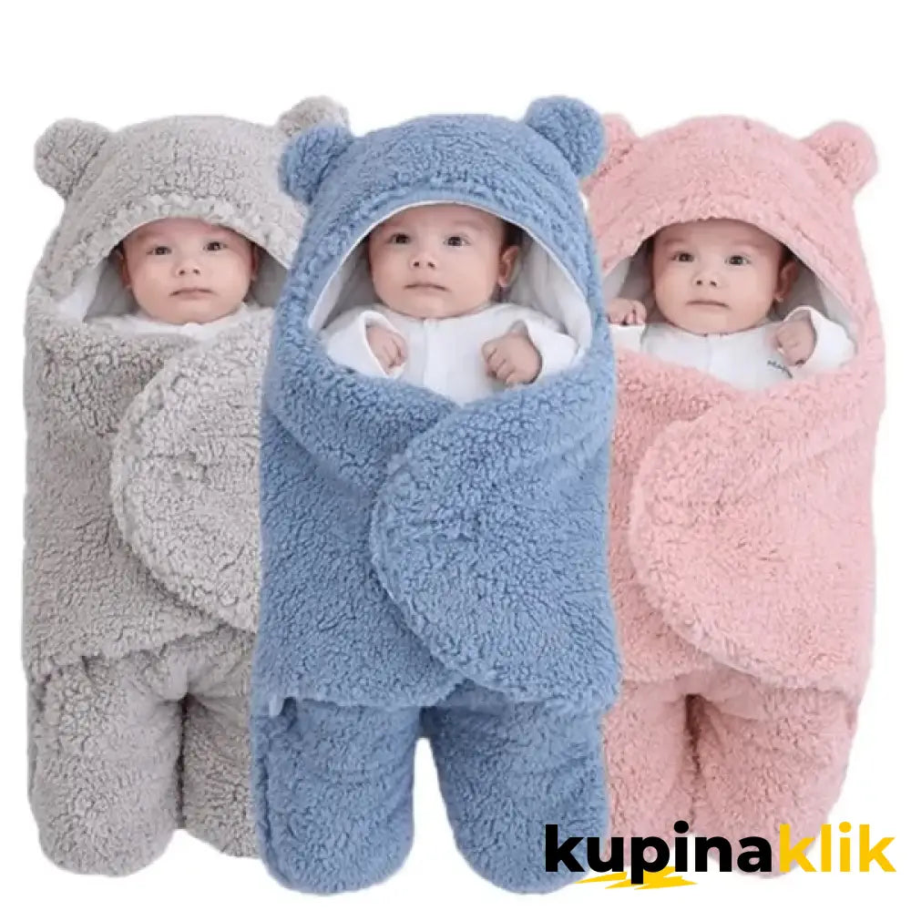 Ćebe i vreća za spavanje za bebe do 9 meseci - 2u1 ćebe za bebe