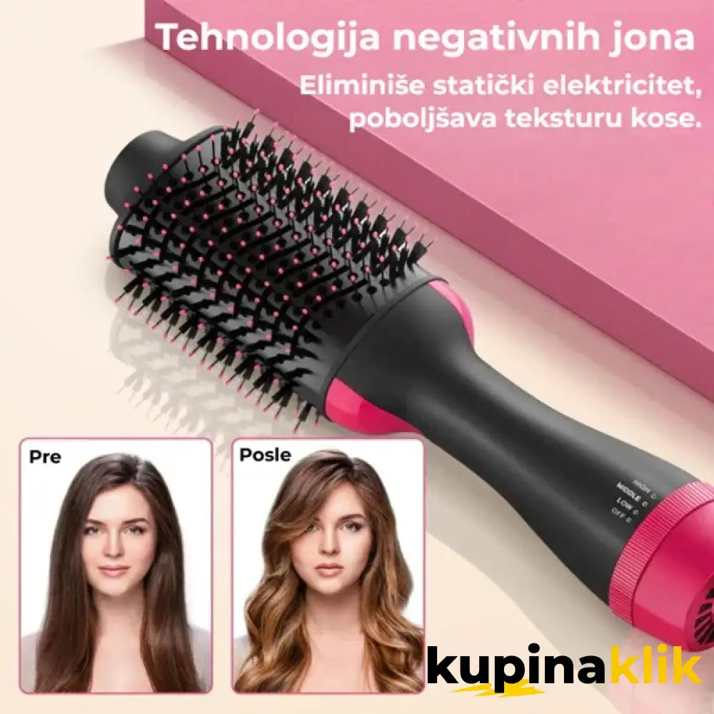 Četka za sušenje i oblikovanje kose 3u1