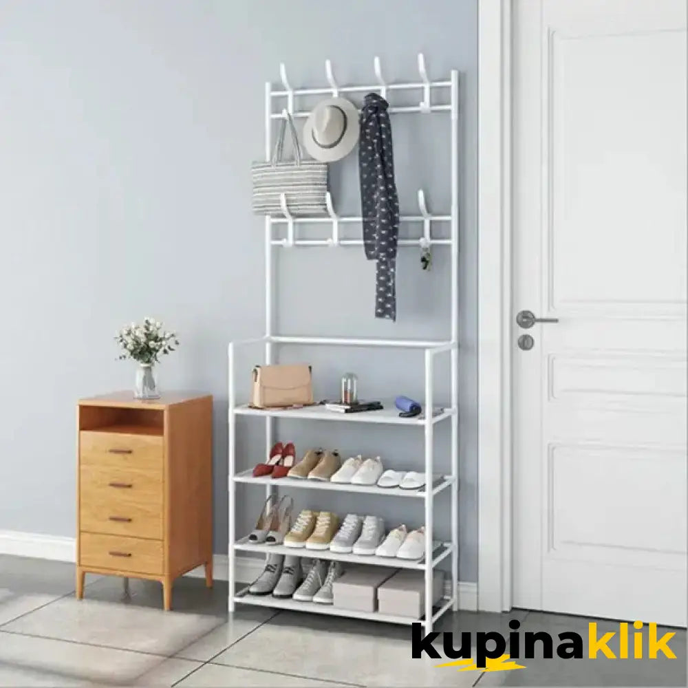 Cipelarnik i čiviluk 2u1 Bela