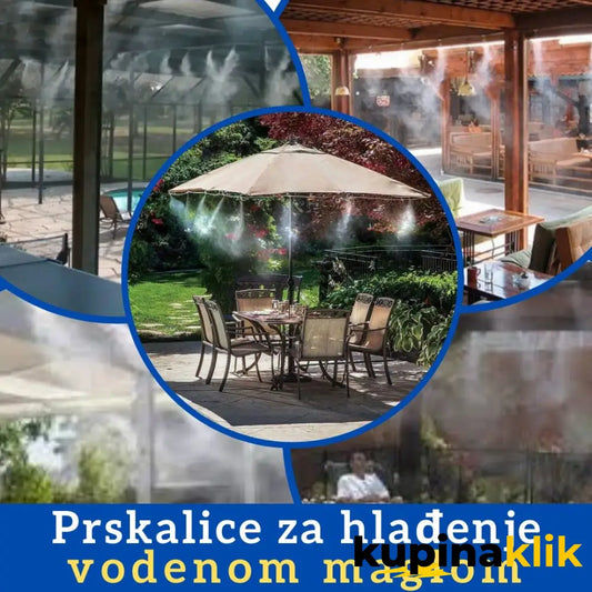 Cooling system - Sistem za hlađenje vodenom maglom prskalice za vodenu maglu prskalice za baštu patio mist 20m