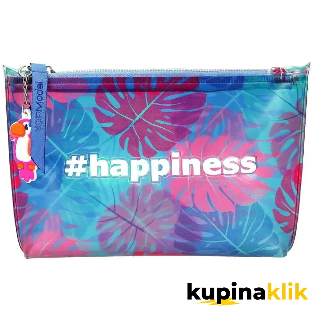 DEPESCHE TOP MODEL HAPPINESS PRINT PLAVI NESESER