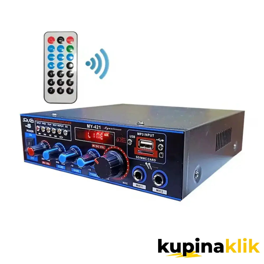 Digitalni blutut stereo resiver i pojačalo 800W