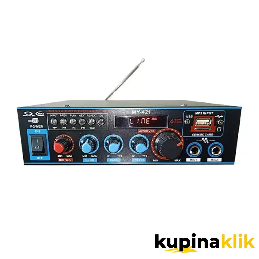 Digitalni blutut stereo resiver i pojačalo 800W