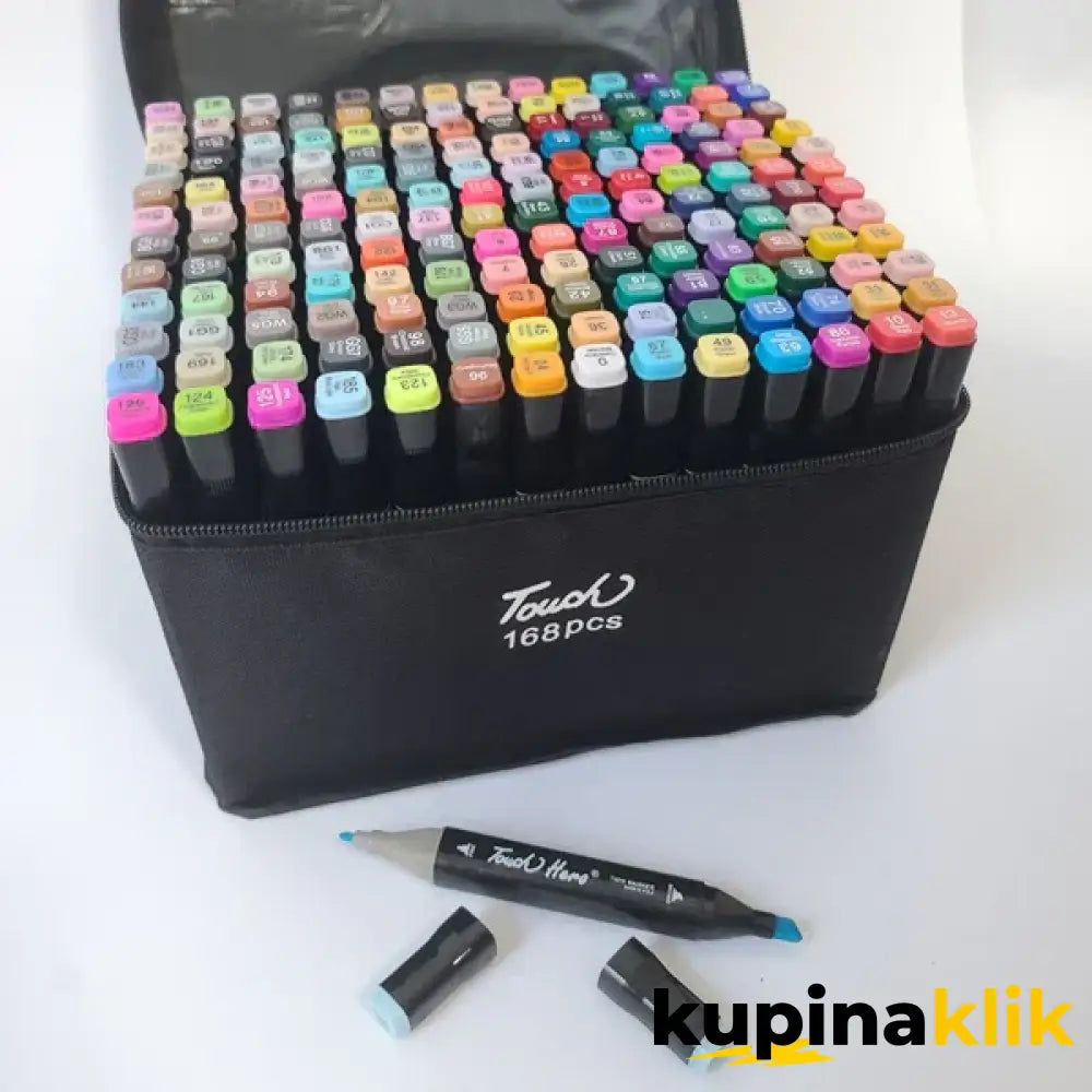 Dvostrani flomasteri za crtanje i skiciranje - markeri za crtanje Set od 120 kom