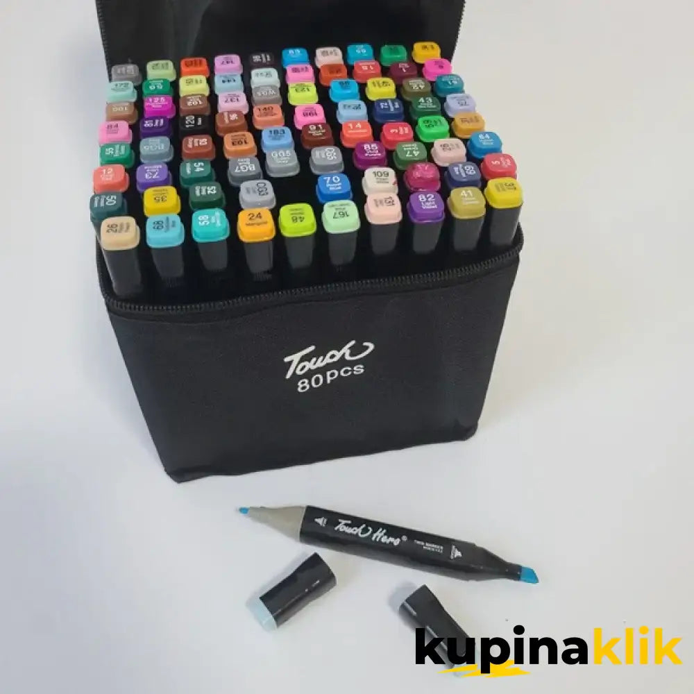 Dvostrani flomasteri za crtanje i skiciranje - markeri za crtanje Set od 48 kom