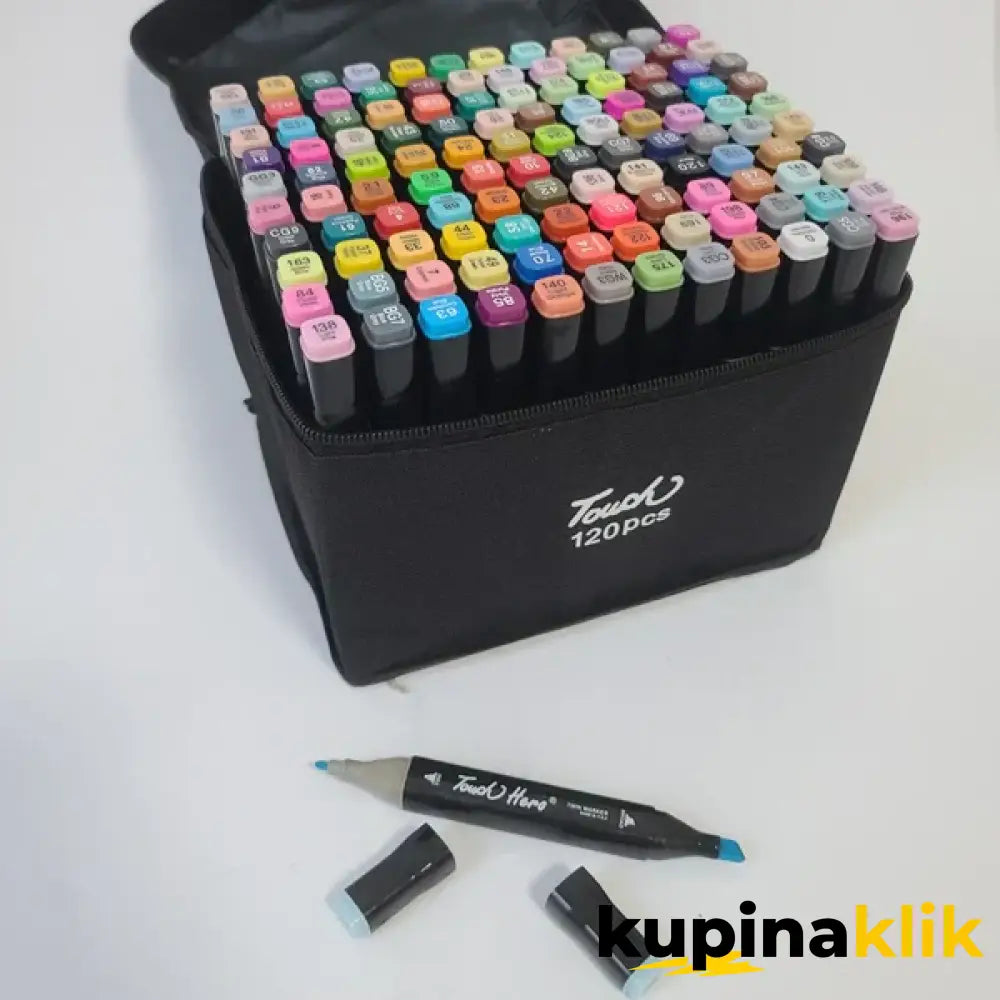 Dvostrani flomasteri za crtanje i skiciranje - markeri za crtanje Set od 80 kom