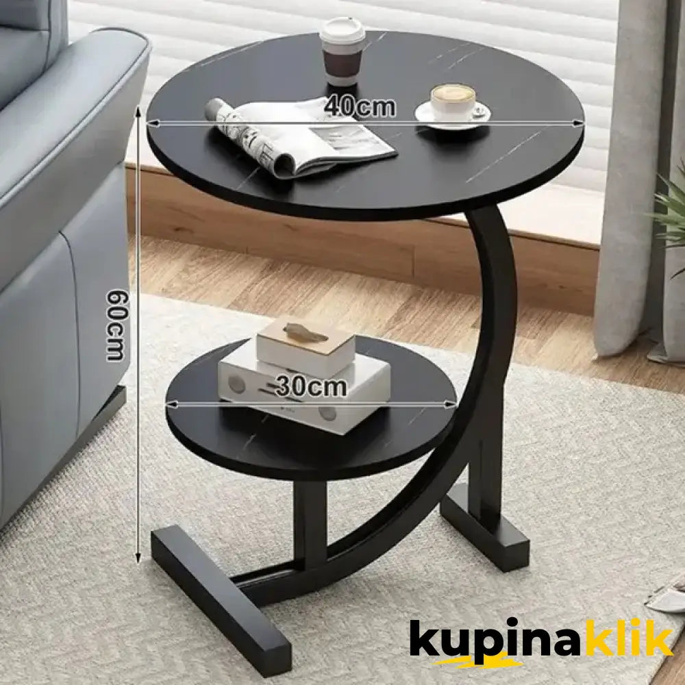 Dvostruki okrugli stočić - Stočić za spavaću i dnevnu sobu