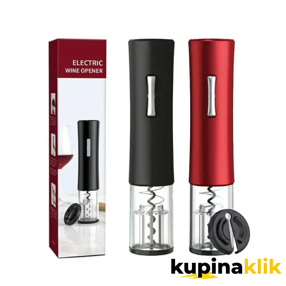 Električni otvarač za vino - 4u1 set