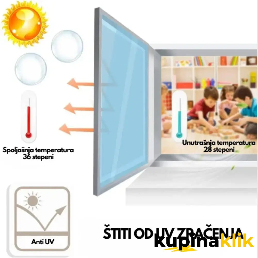 Folija za stakla za privatnost i odbranu od UV Zraka