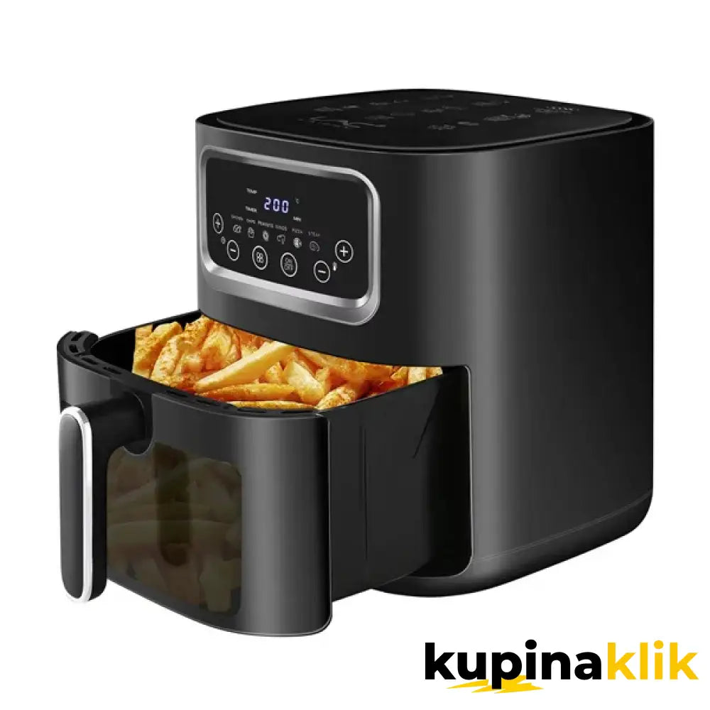 Friteza na vruć vazduh - Air Fryer - Silver Crest 10L + 50 papira za pečenje