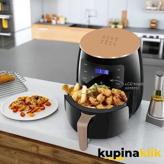 Friteza na vruć vazduh - Air Fryer - Silver Crest 6L + 50 papira za pečenje