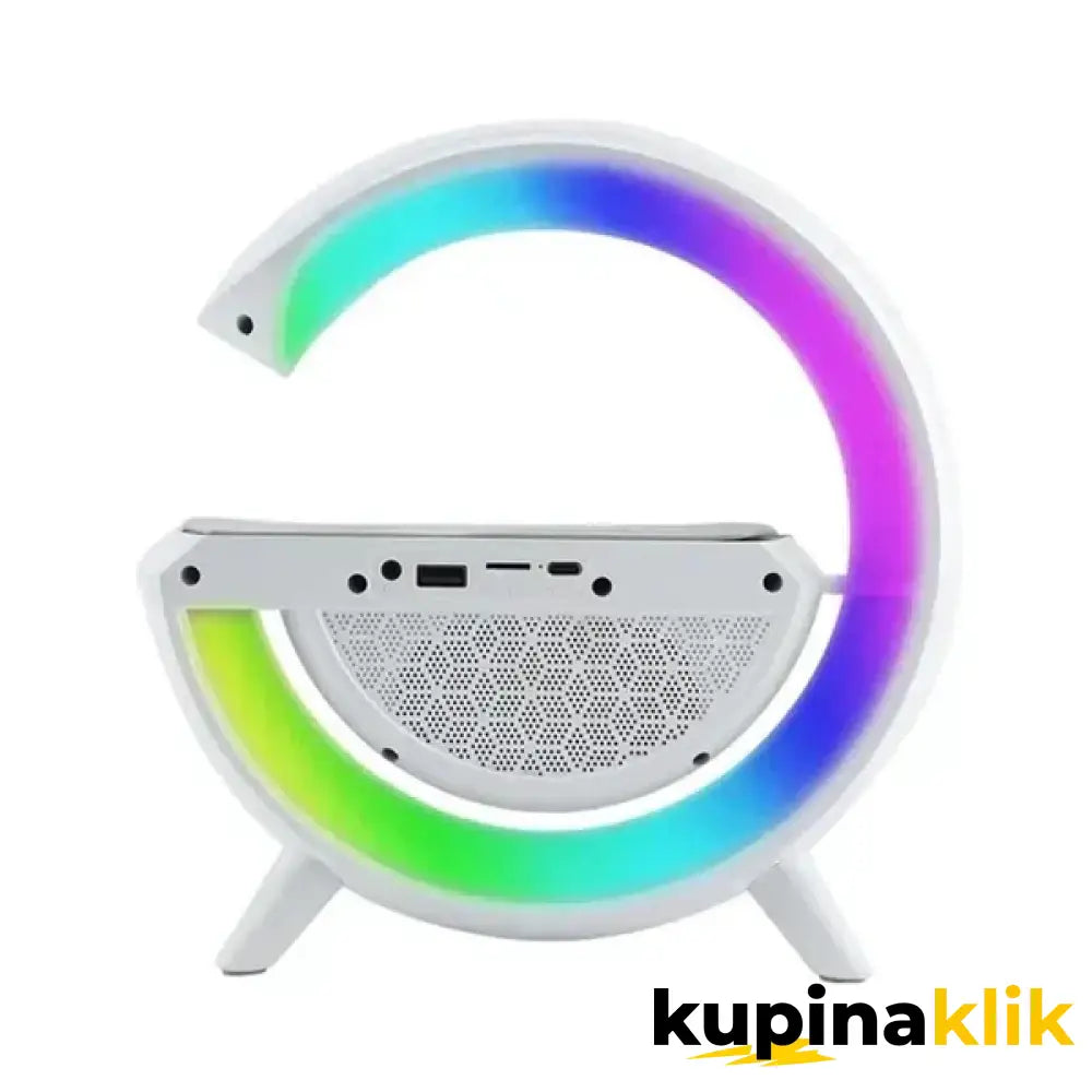 G LED lampa - Punjač zvučnik lampa i sat